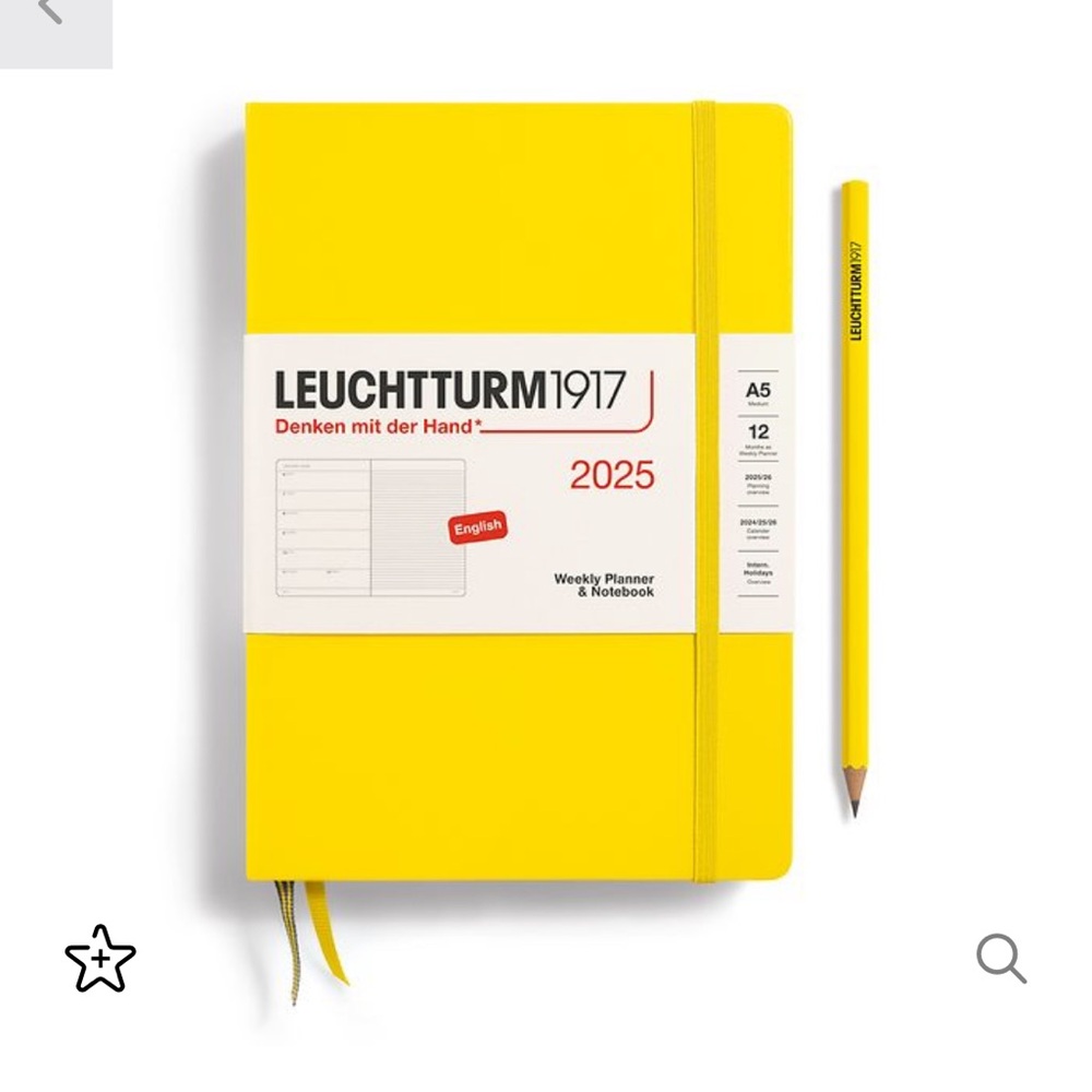 Yellow Office Notebook for Creative Journaling